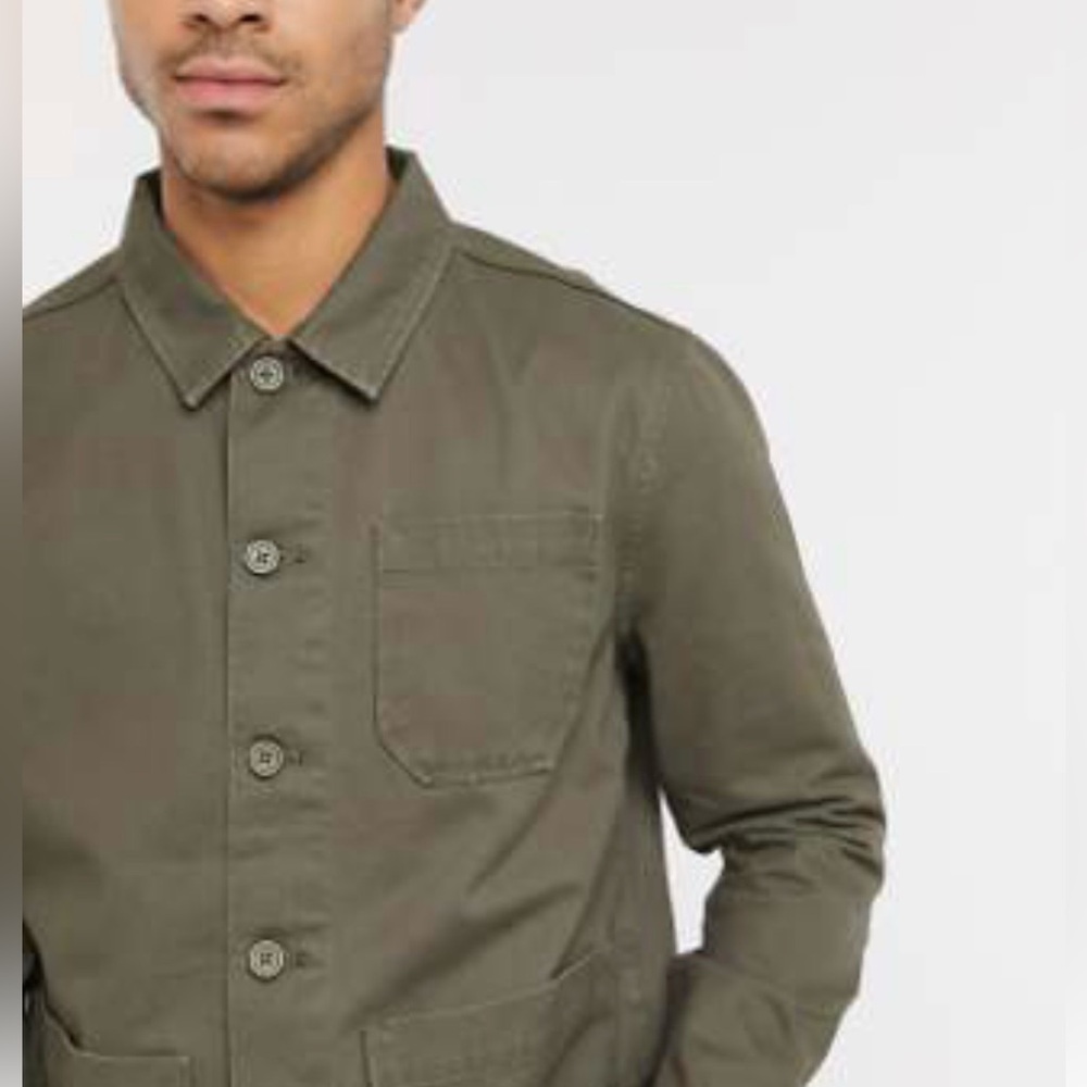 New Look Men's Olive Shirt Jacket
